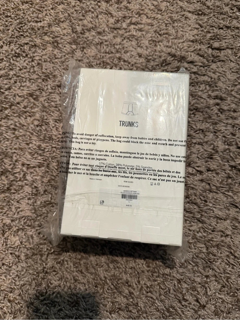 Express Trunks Pack in White and Black